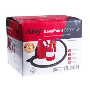 FUBAG Электрический краскораспылитель EasyPaint S500/1.8 с верхним бачком в Москве фото